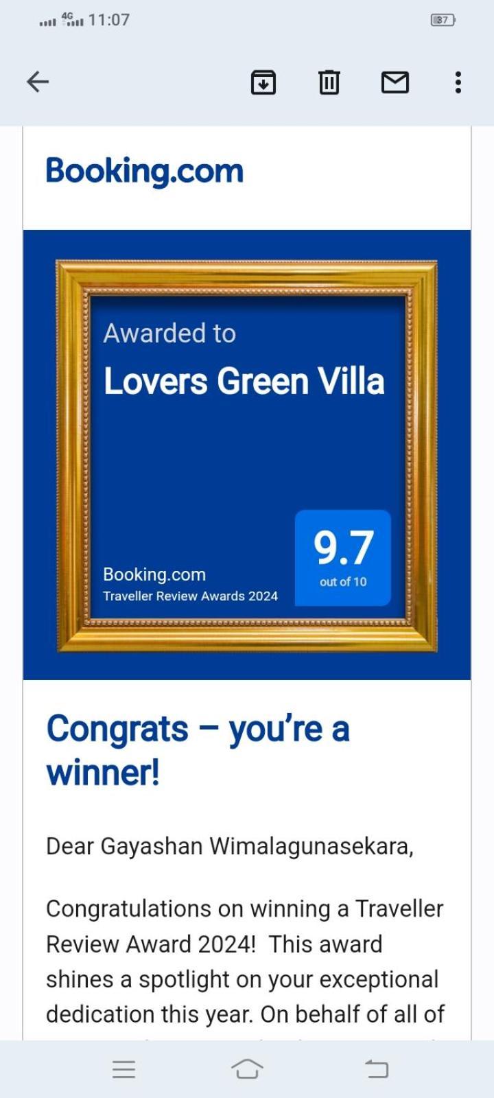 Lovers Green Villa Matara Exterior photo